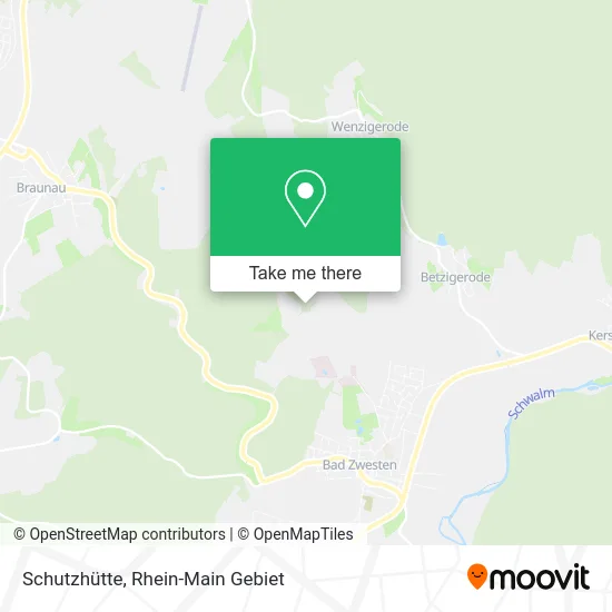 Карта Schutzhütte