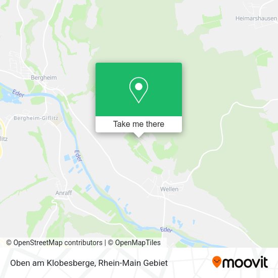 Карта Oben am Klobesberge