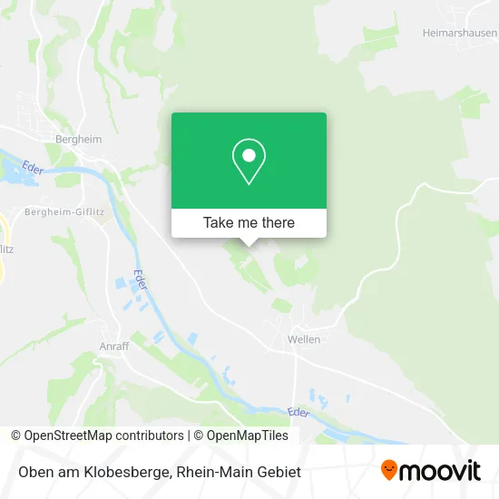 Карта Oben am Klobesberge