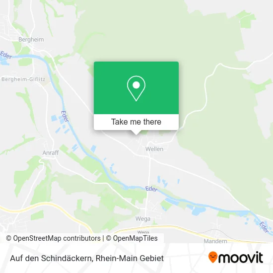 Карта Auf den Schindäckern