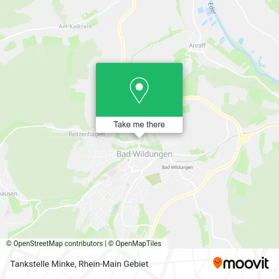 Карта Tankstelle Minke
