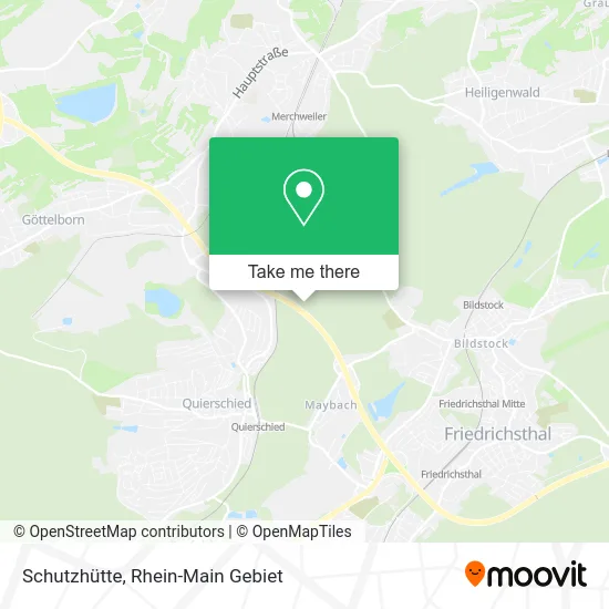 Карта Schutzhütte