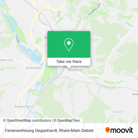 Карта Ferienwohnung Degenhardt