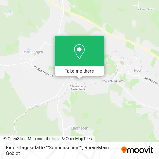 Карта Kindertagesstätte ""Sonnenschein""