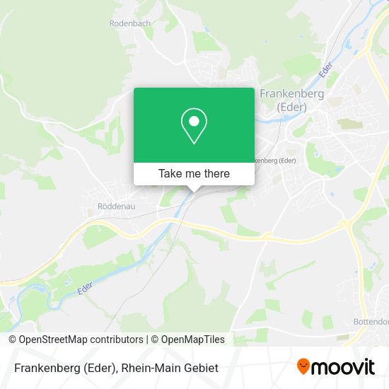 Карта Frankenberg (Eder)
