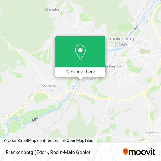 Карта Frankenberg (Eder)