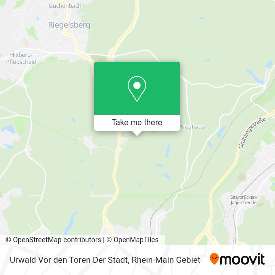 Карта Urwald Vor den Toren Der Stadt