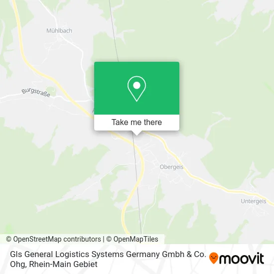 Карта Gls General Logistics Systems Germany Gmbh & Co. Ohg