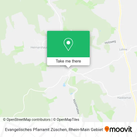 Карта Evangelisches Pfarramt Züschen