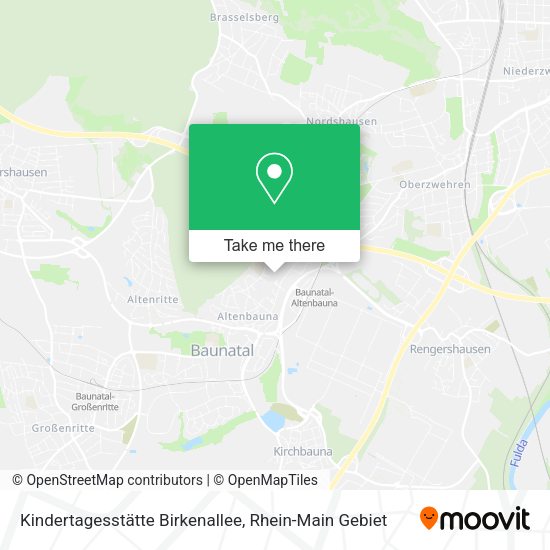 Карта Kindertagesstätte Birkenallee
