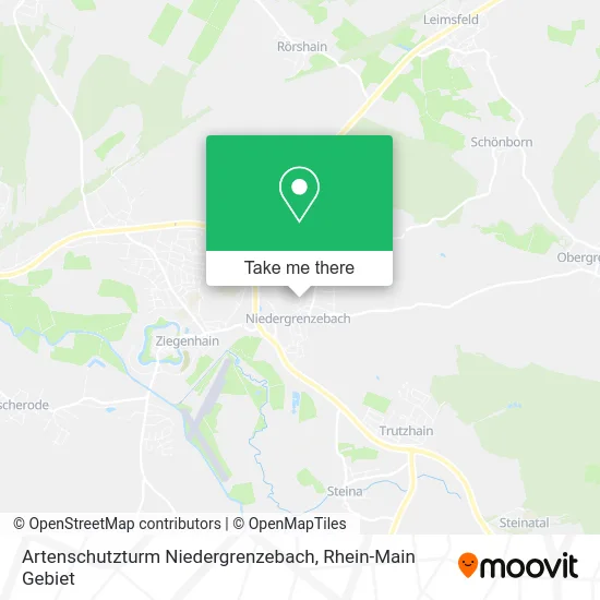 Карта Artenschutzturm Niedergrenzebach
