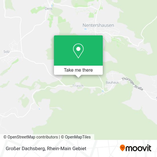 Карта Großer Dachsberg
