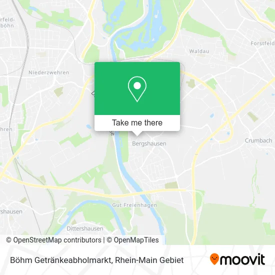 Карта Böhm Getränkeabholmarkt