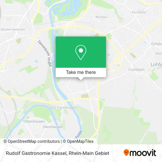 Rudolf Gastronomie Kassel map