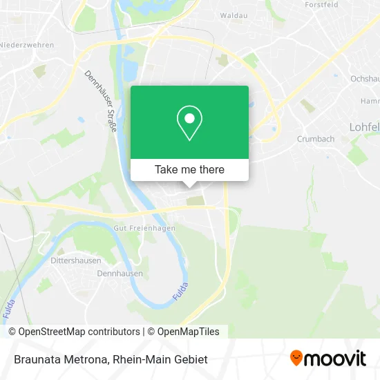 Карта Braunata Metrona