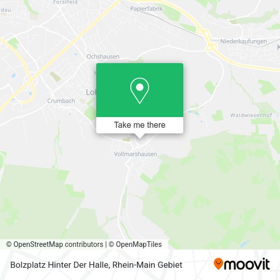 Карта Bolzplatz Hinter Der Halle