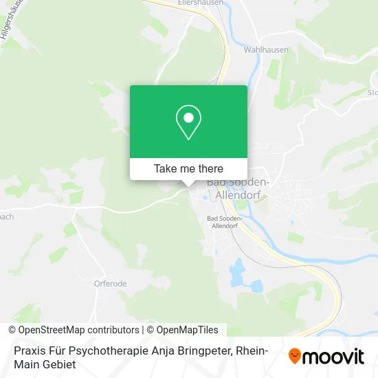 Карта Praxis Für Psychotherapie Anja Bringpeter