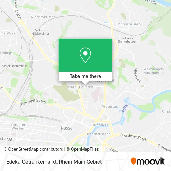 Карта Edeka Getränkemarkt