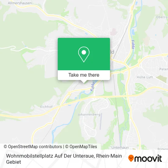 Карта Wohnmobilstellplatz Auf Der Unteraue