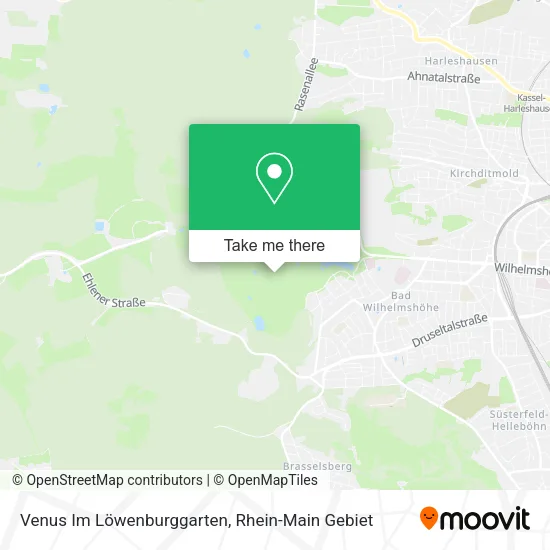 Карта Venus Im Löwenburggarten