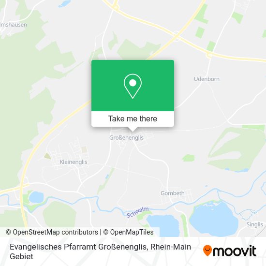Карта Evangelisches Pfarramt Großenenglis