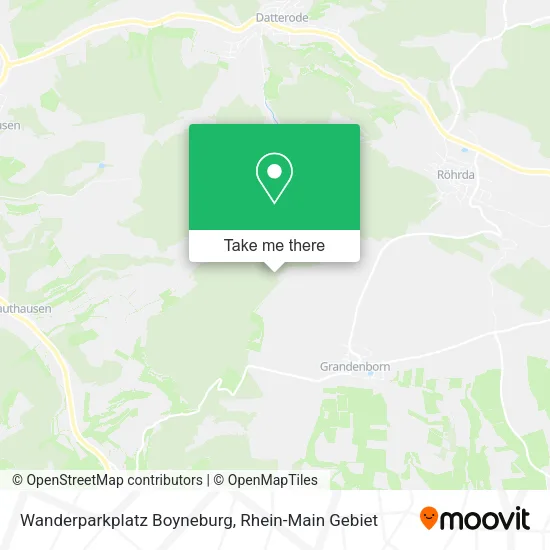 Карта Wanderparkplatz Boyneburg