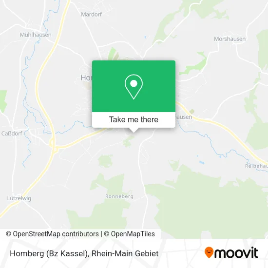 Карта Homberg (Bz Kassel)