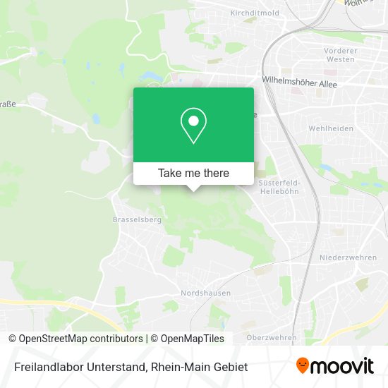 Карта Freilandlabor Unterstand
