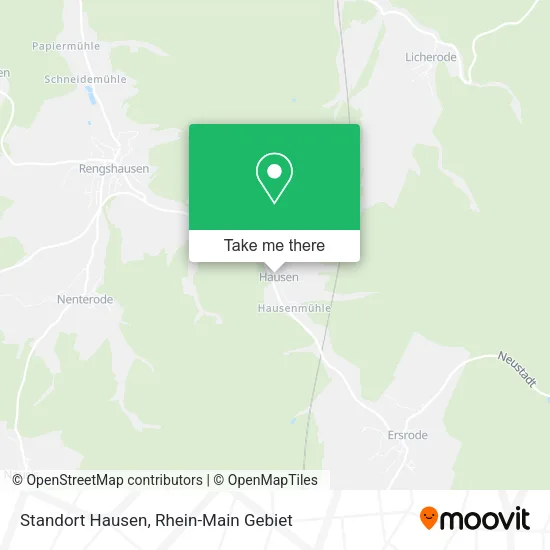 Карта Standort Hausen