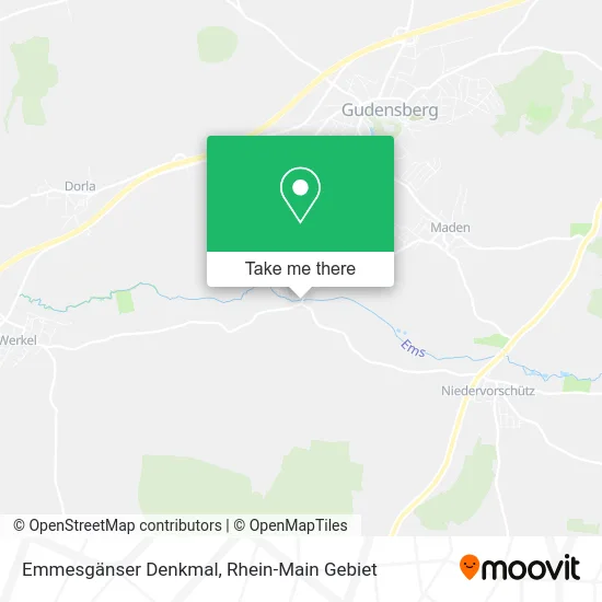 Карта Emmesgänser Denkmal