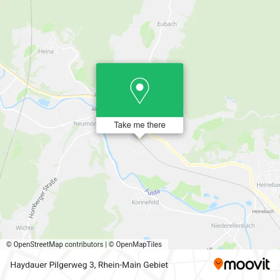 Карта Haydauer Pilgerweg 3