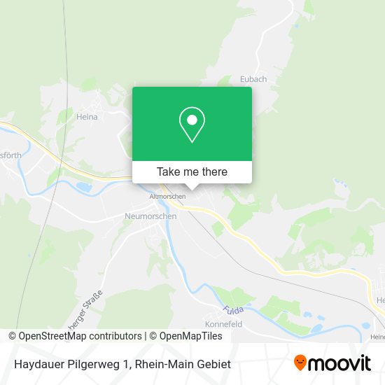 Карта Haydauer Pilgerweg 1