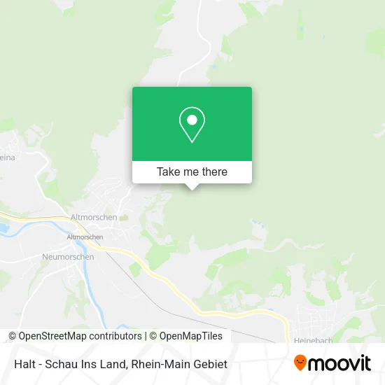 Карта Halt - Schau Ins Land