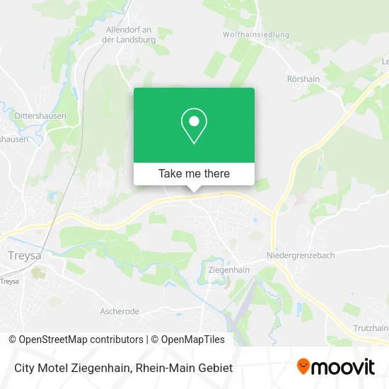 Карта City Motel Ziegenhain