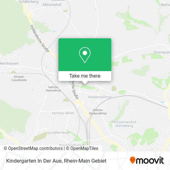 Карта Kindergarten In Der Aue