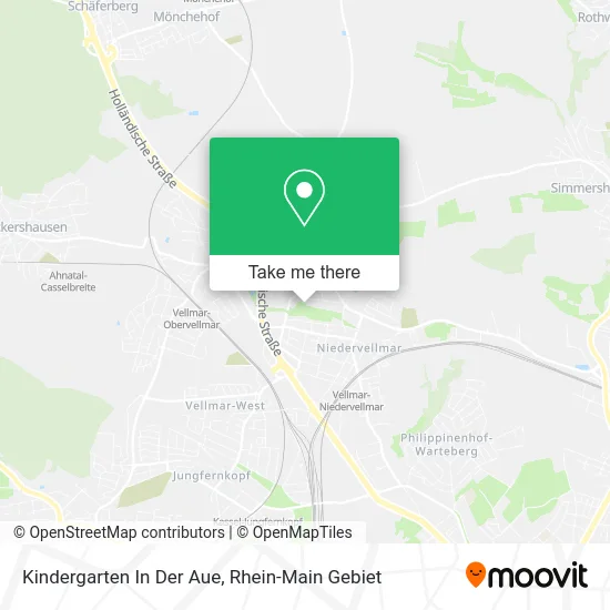 Карта Kindergarten In Der Aue