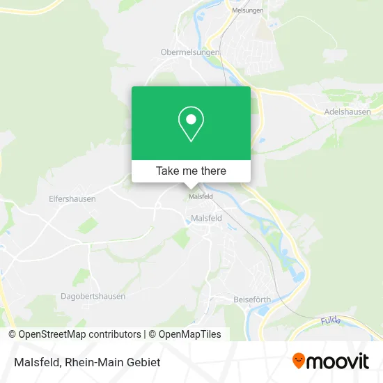 Malsfeld map