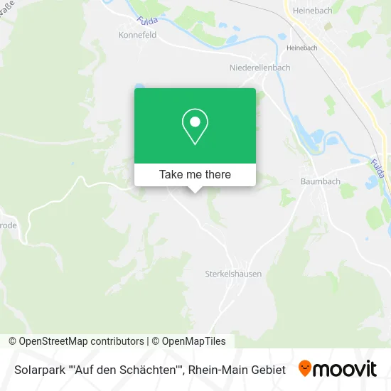 Карта Solarpark ""Auf den Schächten""