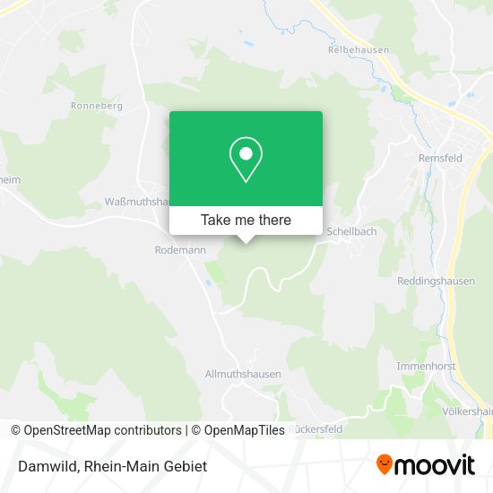 Карта Damwild