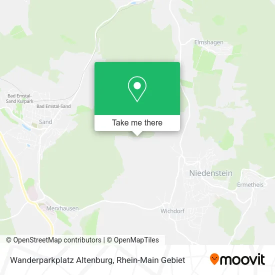 Карта Wanderparkplatz Altenburg