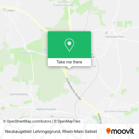 Карта Neubaugebiet Lehringsgrund