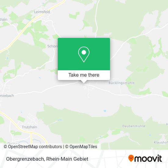 Карта Obergrenzebach