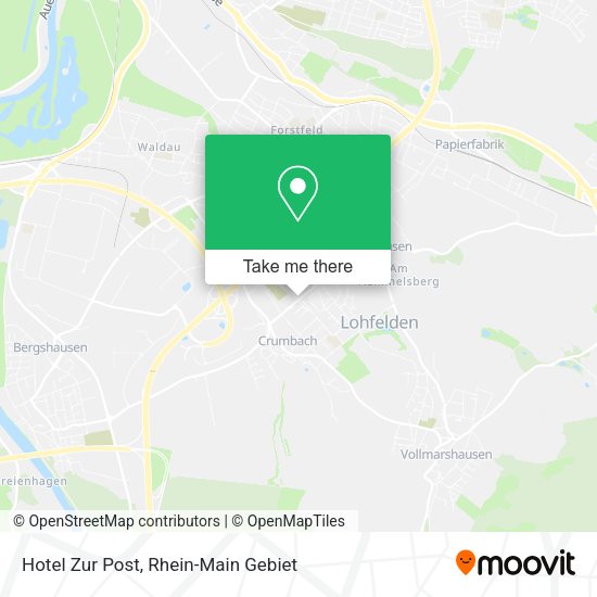 Карта Hotel Zur Post