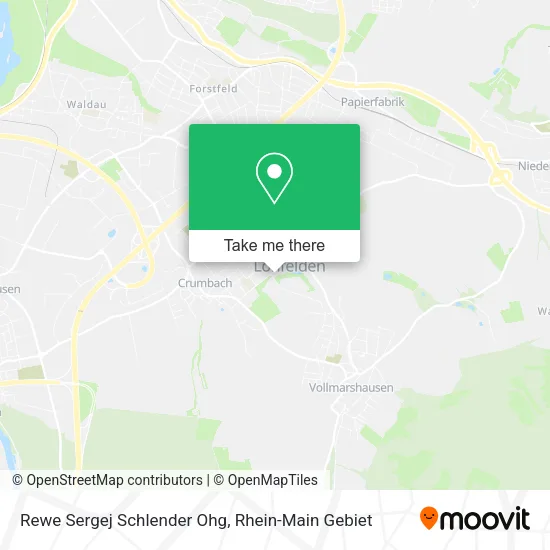Карта Rewe Sergej Schlender Ohg