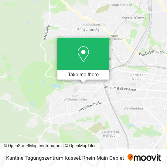 Карта Kantine Tagungszentrum Kassel