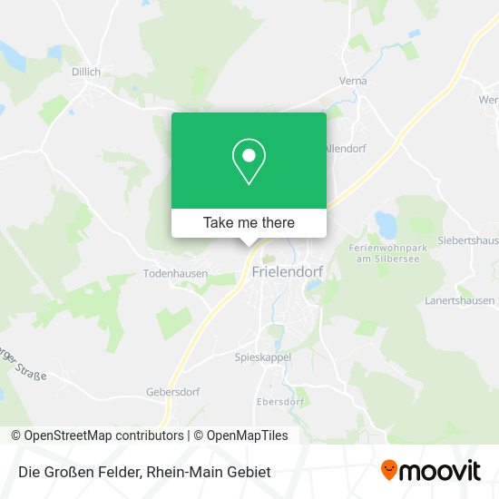 Карта Die Großen Felder