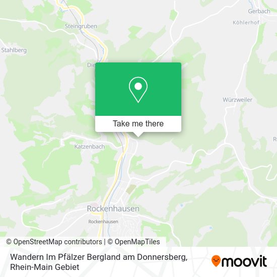Карта Wandern Im Pfälzer Bergland am Donnersberg