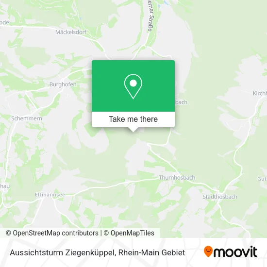 Карта Aussichtsturm Ziegenküppel