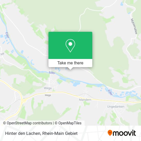 Карта Hinter den Lachen