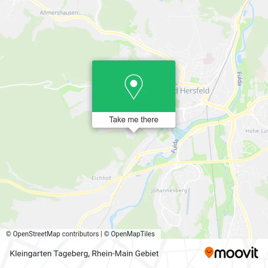 Карта Kleingarten Tageberg